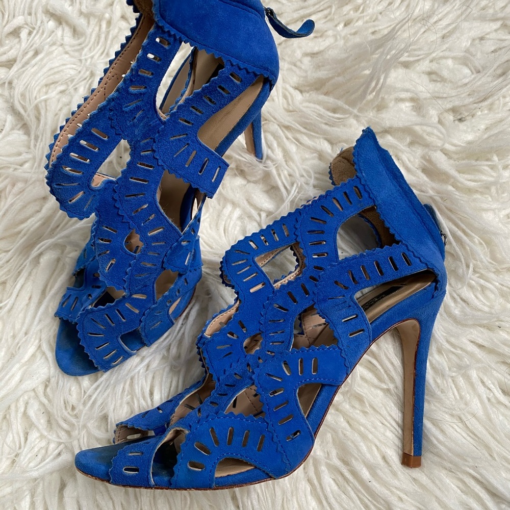 Zara Peep Toe Heel Sandal